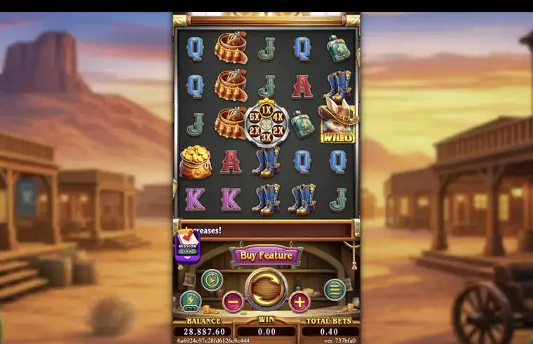 Ảnh giao diện chính game REVOLVER HARE (slot FC) chơi tại LC79