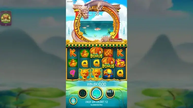 Ảnh giao diện chính game cách chơi dragons gate lc79 (slot) chơi tại LC79