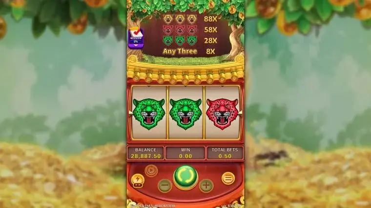 Ảnh giao diện chính game GOLDEN PANTHER (slot FC) chơi tại LC79