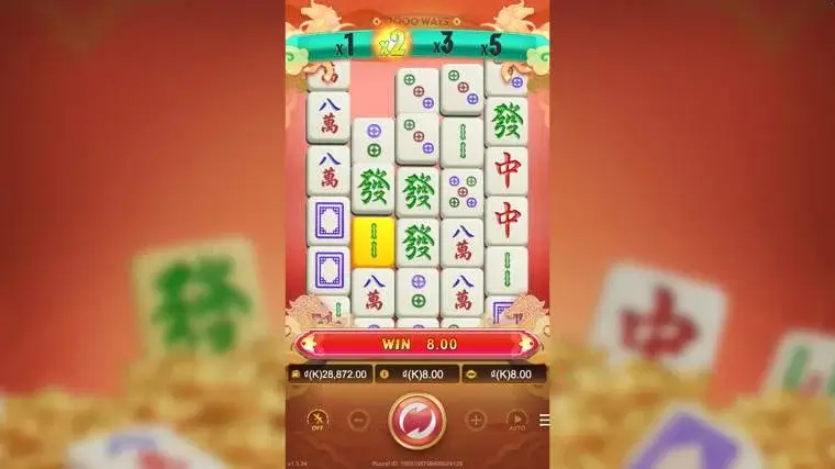 Ảnh màn hình gameplay game Mahjong Wins (slot JDB) chơi tại LC79