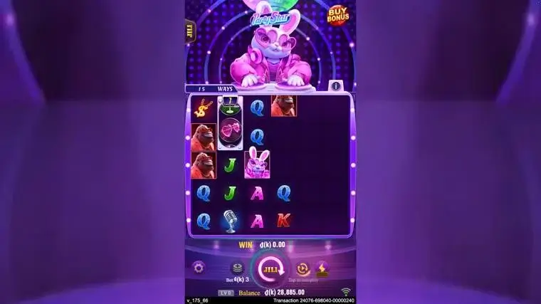 Ảnh giao diện chính game Party Star (slot JILI) chơi tại LC79