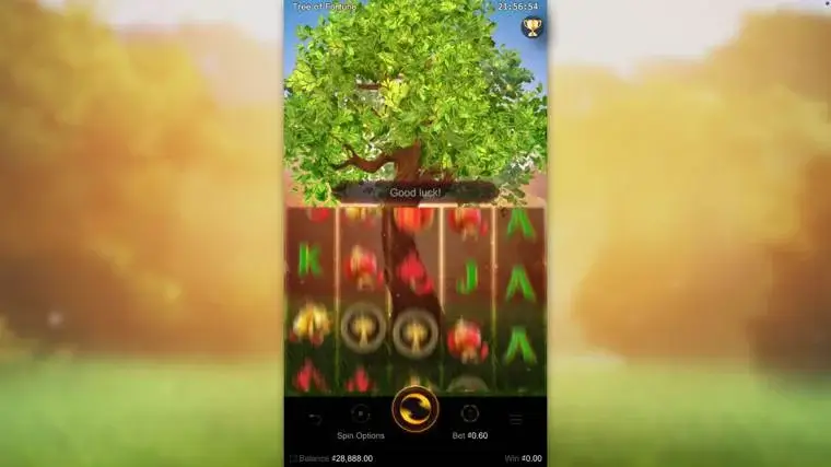 Ảnh giao diện chính game Tree of Fortune (slot LUCKY365) chơi tại LC79